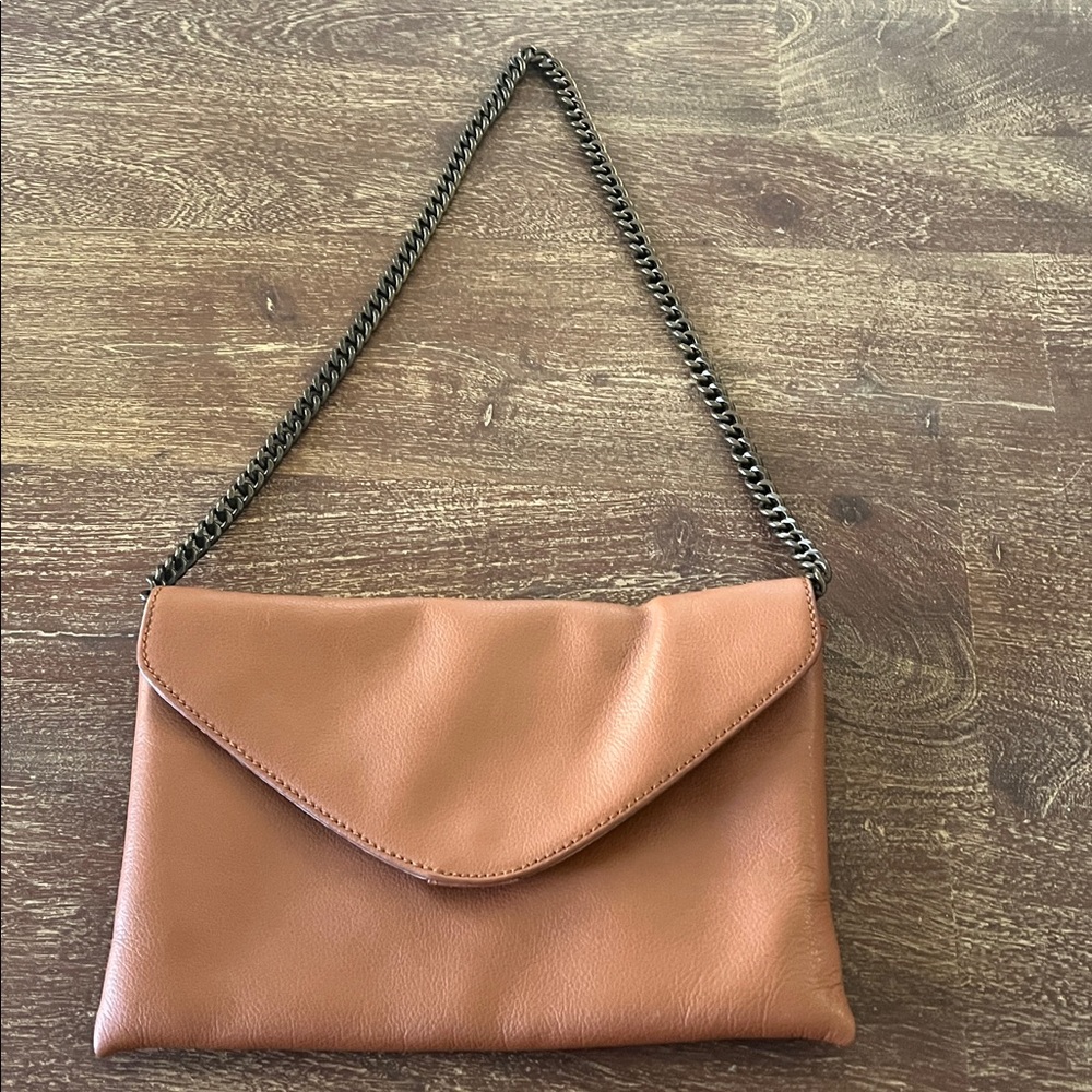 J Crew leather envelope bag - Picture 4 of 8